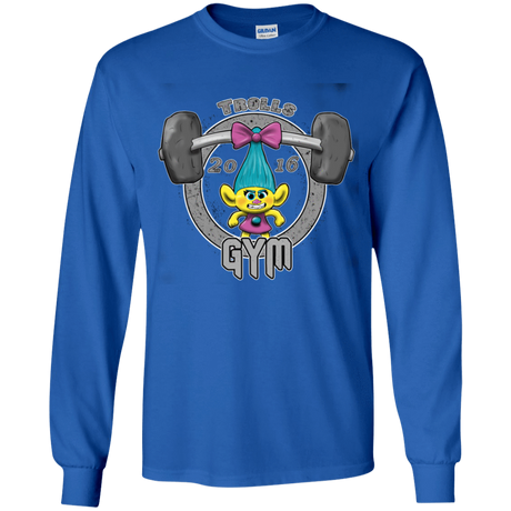 T-Shirts Royal / YS Trolls Gym Youth Long Sleeve T-Shirt