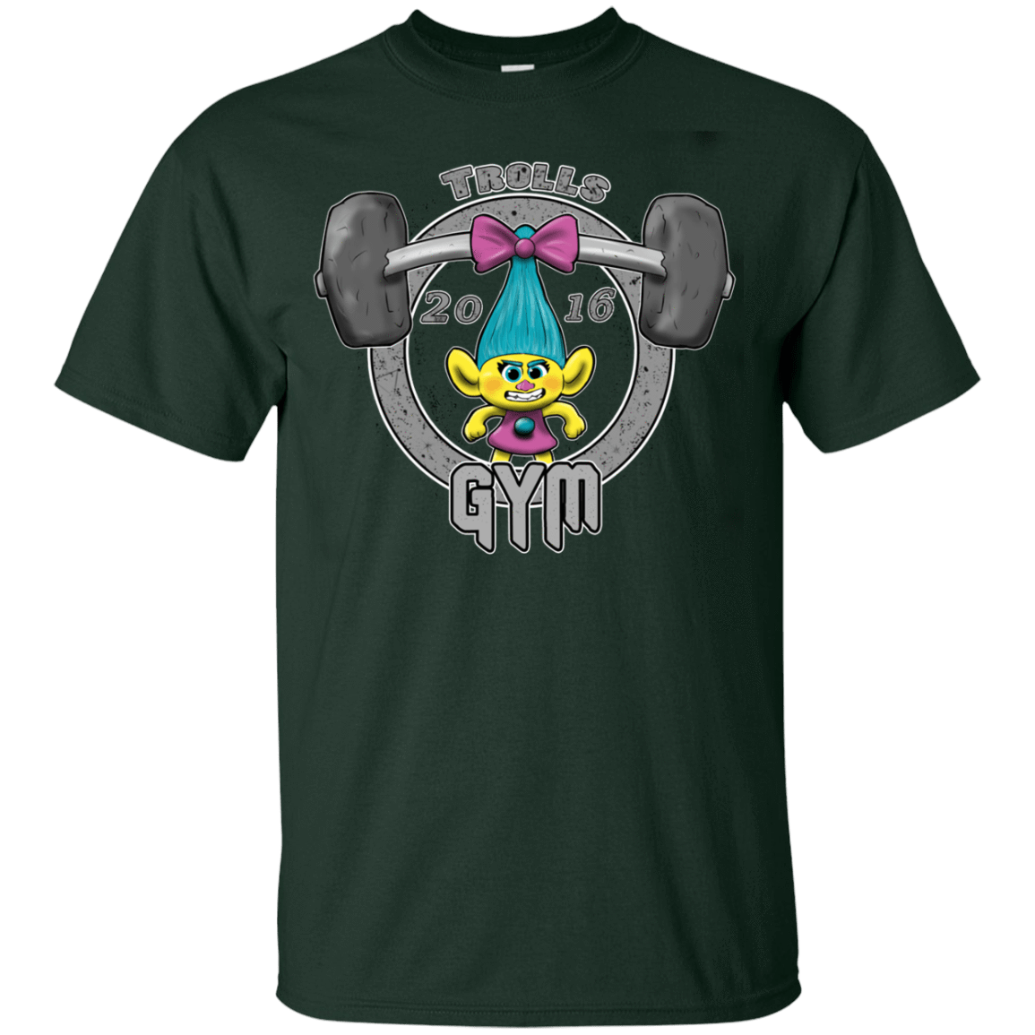T-Shirts Forest / YXS Trolls Gym Youth T-Shirt