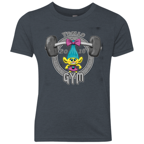 T-Shirts Vintage Navy / YXS Trolls Gym Youth Triblend T-Shirt