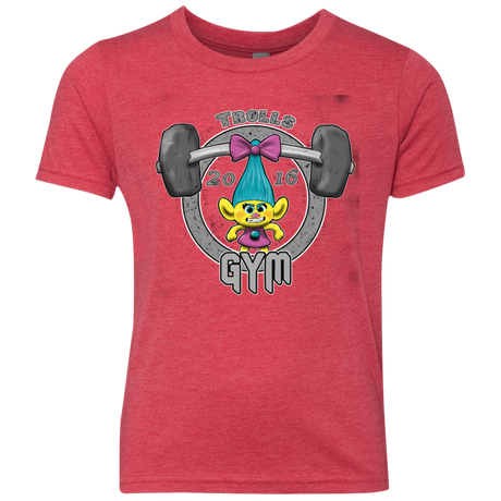 T-Shirts Vintage Red / YXS Trolls Gym Youth Triblend T-Shirt