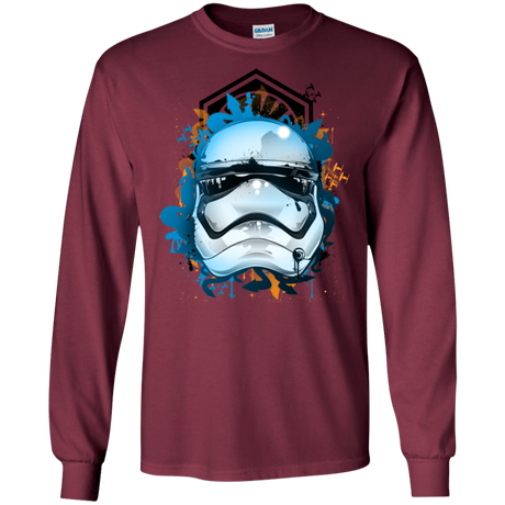 T-Shirts Maroon / S Troop style Men's Long Sleeve T-Shirt