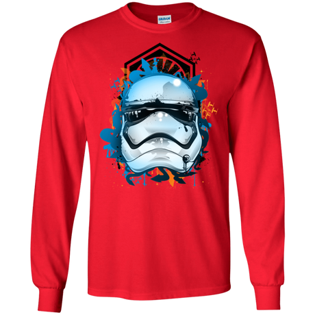 T-Shirts Red / S Troop style Men's Long Sleeve T-Shirt