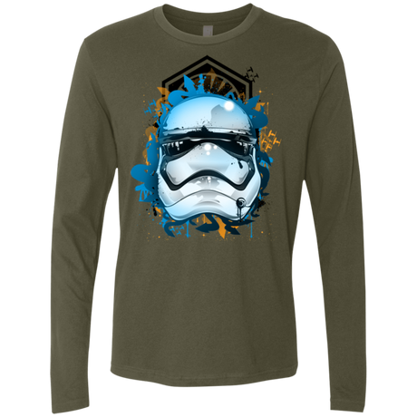 T-Shirts Military Green / S Troop style Men's Premium Long Sleeve