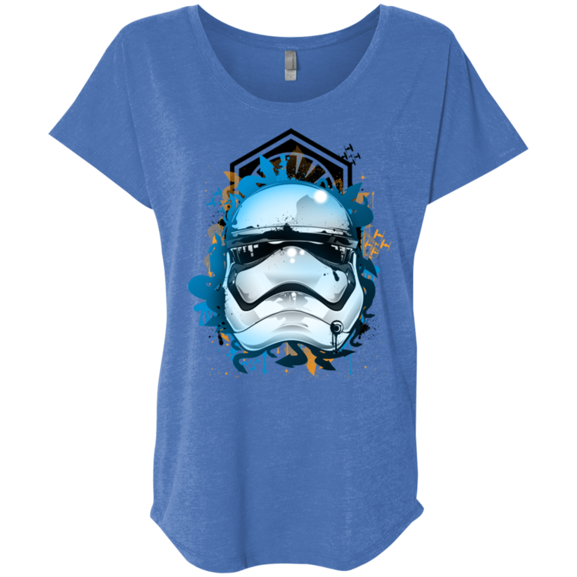 T-Shirts Vintage Royal / X-Small Troop style Triblend Dolman Sleeve