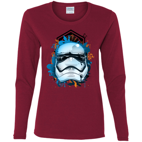 T-Shirts Cardinal / S Troop style Women's Long Sleeve T-Shirt