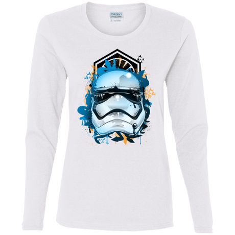 T-Shirts White / S Troop style Women's Long Sleeve T-Shirt