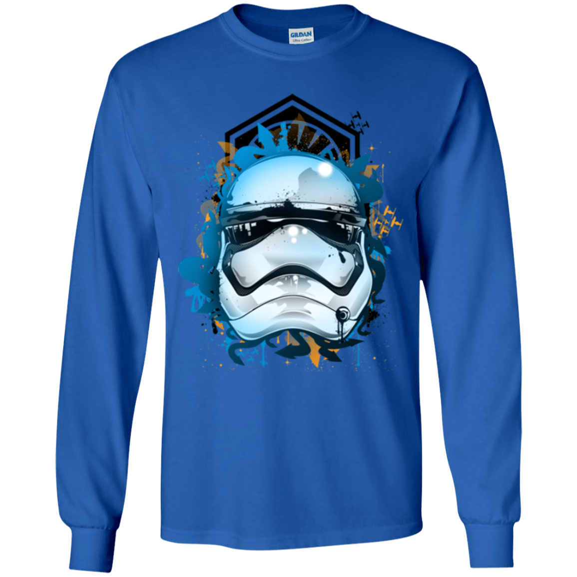 T-Shirts Royal / YS Troop style Youth Long Sleeve T-Shirt