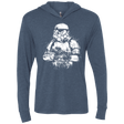 T-Shirts Indigo / X-Small Trooper of Empire Triblend Long Sleeve Hoodie Tee