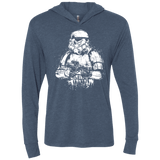 T-Shirts Indigo / X-Small Trooper of Empire Triblend Long Sleeve Hoodie Tee