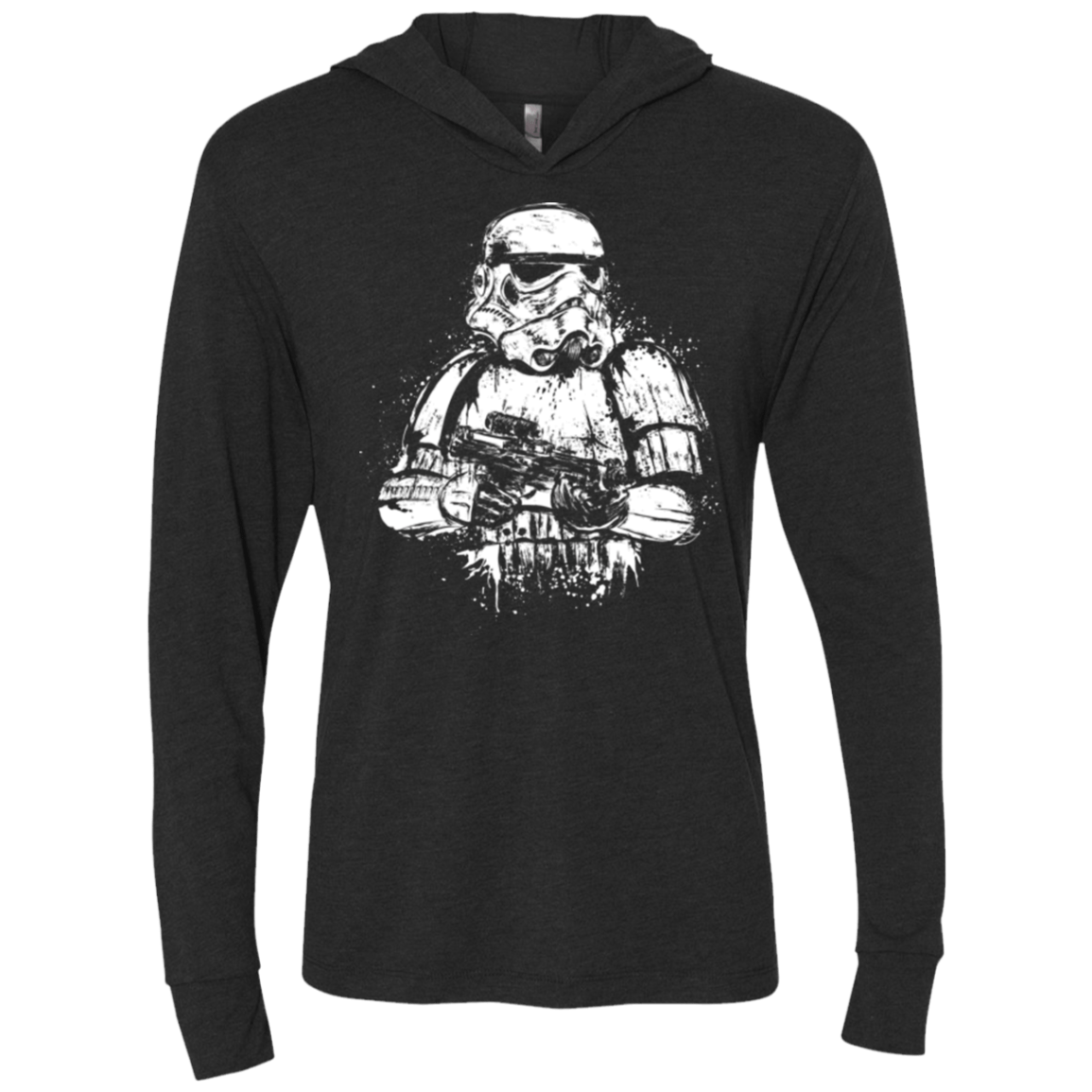 T-Shirts Vintage Black / X-Small Trooper of Empire Triblend Long Sleeve Hoodie Tee