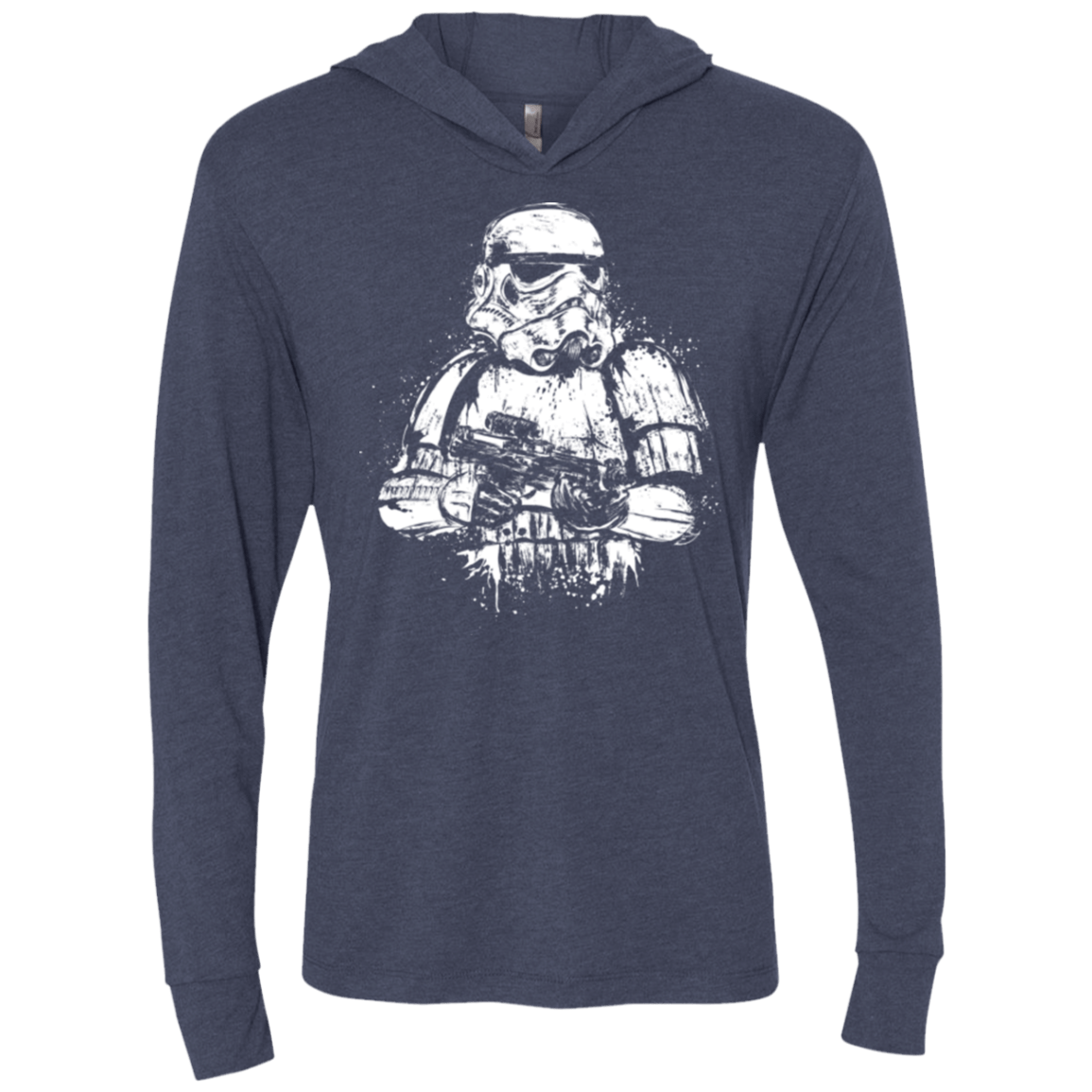 T-Shirts Vintage Navy / X-Small Trooper of Empire Triblend Long Sleeve Hoodie Tee