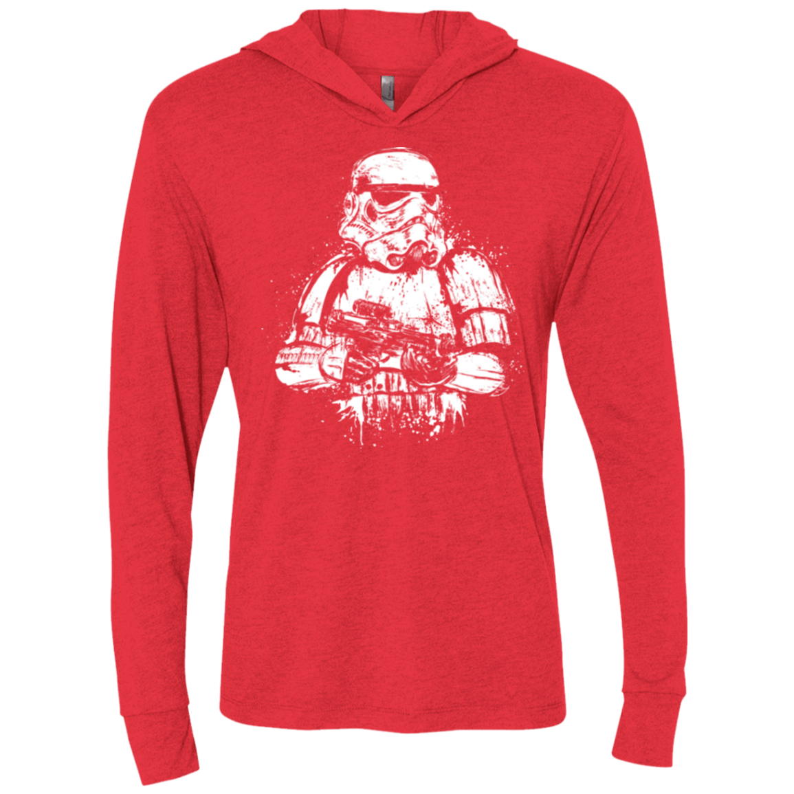 T-Shirts Vintage Red / X-Small Trooper of Empire Triblend Long Sleeve Hoodie Tee