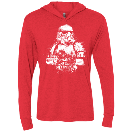 T-Shirts Vintage Red / X-Small Trooper of Empire Triblend Long Sleeve Hoodie Tee