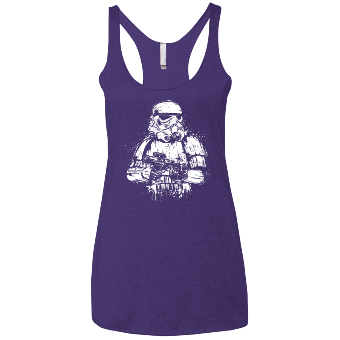 T-Shirts Purple / X-Small Trooper of Empire Women's Triblend Racerback Tank