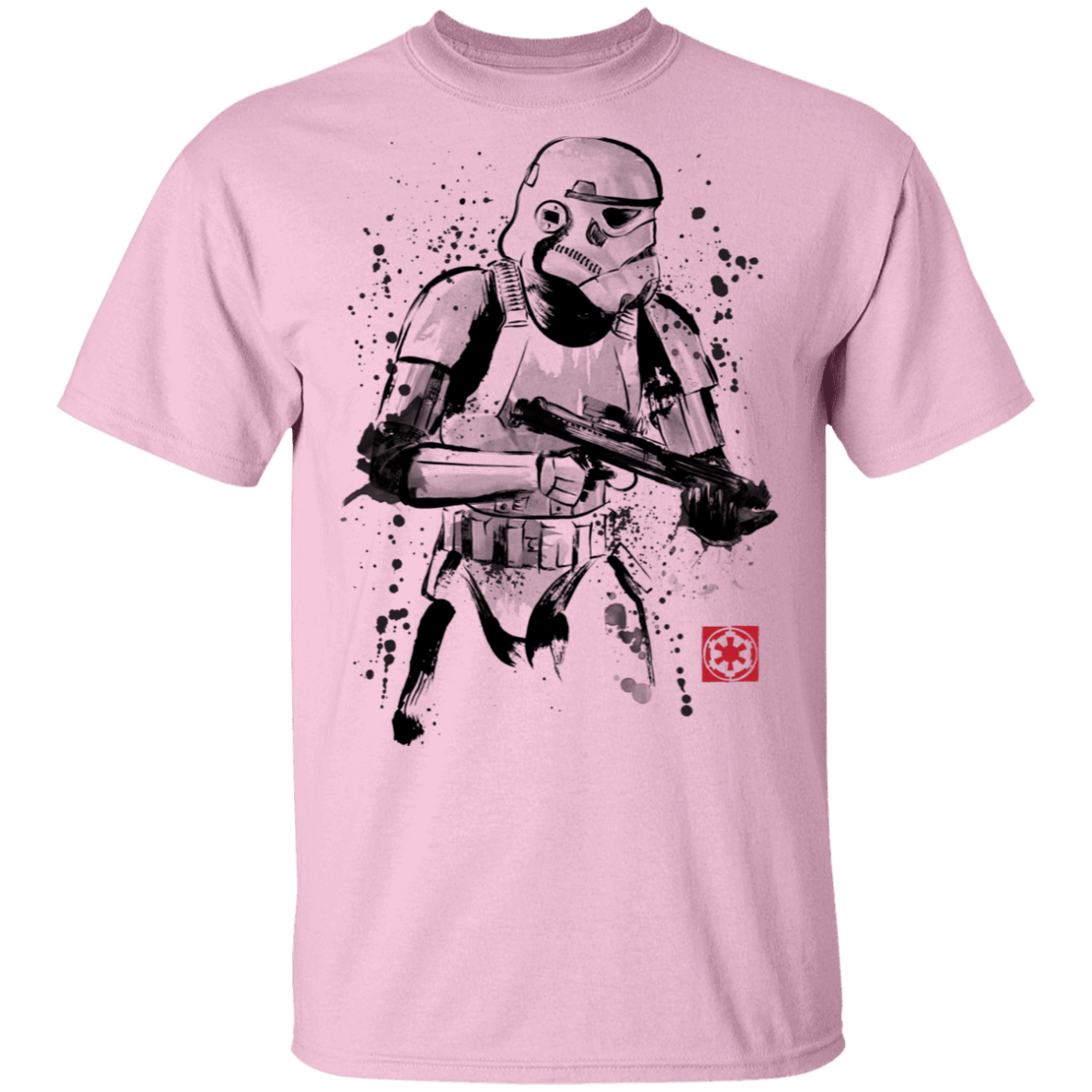 T-Shirts Light Pink / S Trooper Sumi-E T-Shirt