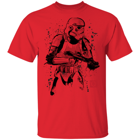T-Shirts Red / S Trooper Sumi-E T-Shirt