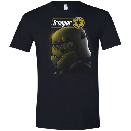 T-Shirts Black / X-Small TROOPER1 Men's Semi-Fitted Softstyle