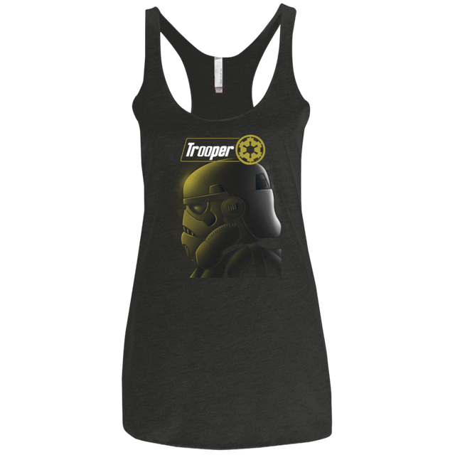 T-Shirts Vintage Black / X-Small TROOPER1 Women's Triblend Racerback Tank