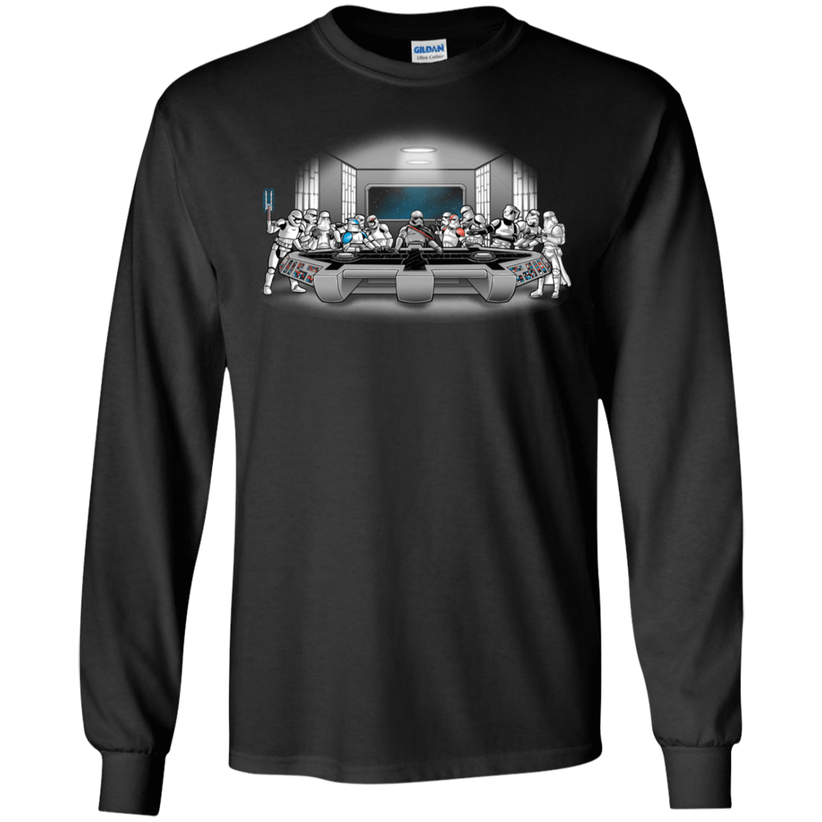 T-Shirts Black / S Troopers Dinner Men's Long Sleeve T-Shirt