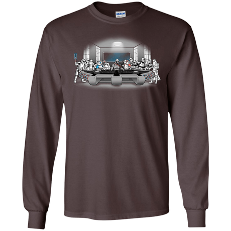 T-Shirts Dark Chocolate / S Troopers Dinner Men's Long Sleeve T-Shirt