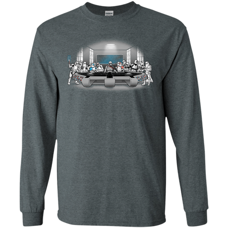 T-Shirts Dark Heather / S Troopers Dinner Men's Long Sleeve T-Shirt