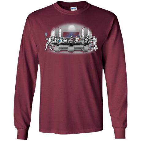 T-Shirts Maroon / S Troopers Dinner Men's Long Sleeve T-Shirt