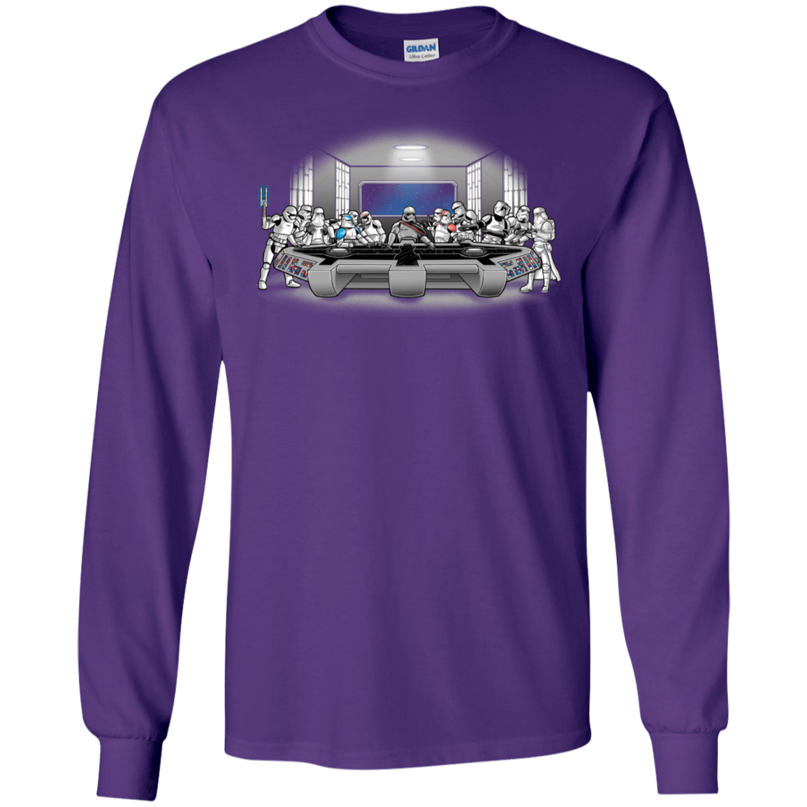 T-Shirts Purple / S Troopers Dinner Men's Long Sleeve T-Shirt