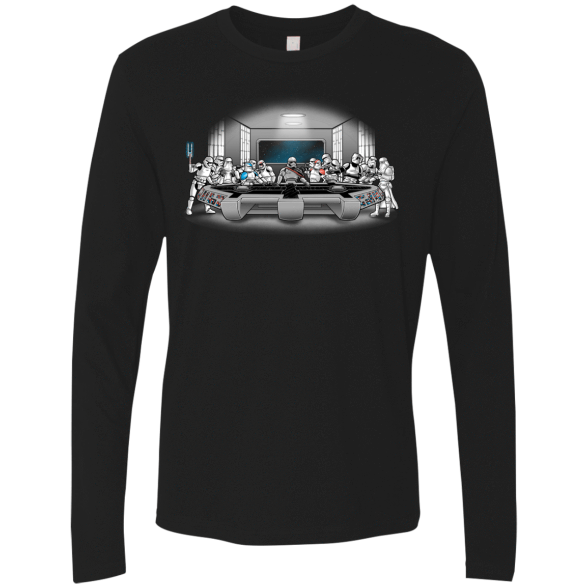 T-Shirts Black / S Troopers Dinner Men's Premium Long Sleeve