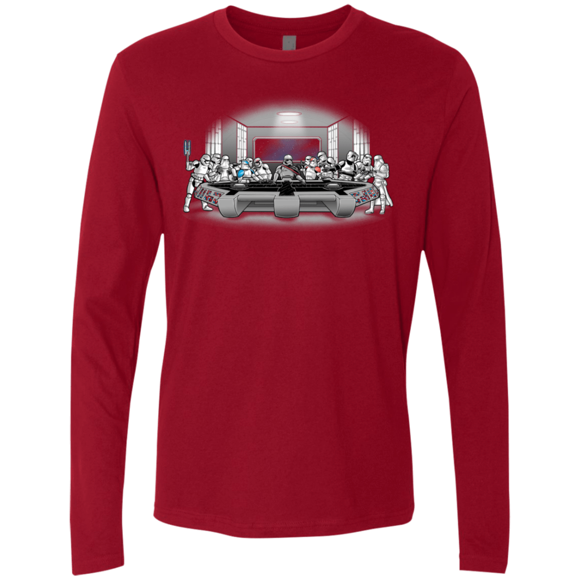 T-Shirts Cardinal / S Troopers Dinner Men's Premium Long Sleeve