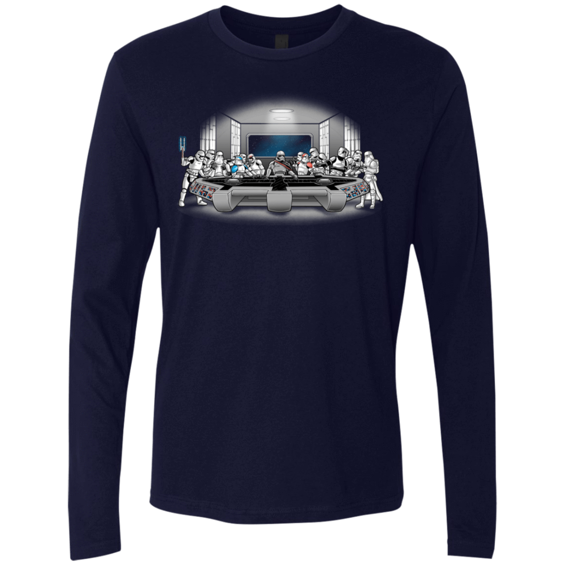 T-Shirts Midnight Navy / S Troopers Dinner Men's Premium Long Sleeve