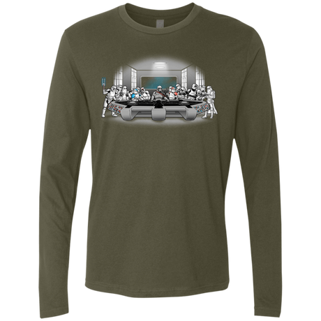 T-Shirts Military Green / S Troopers Dinner Men's Premium Long Sleeve