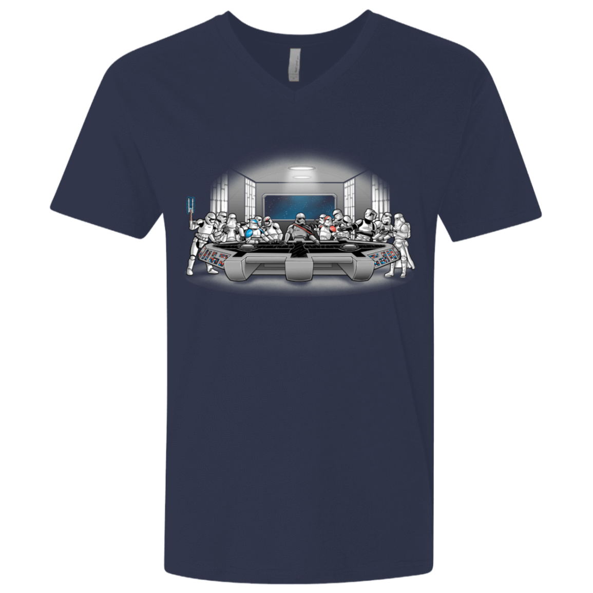 T-Shirts Midnight Navy / X-Small Troopers Dinner Men's Premium V-Neck