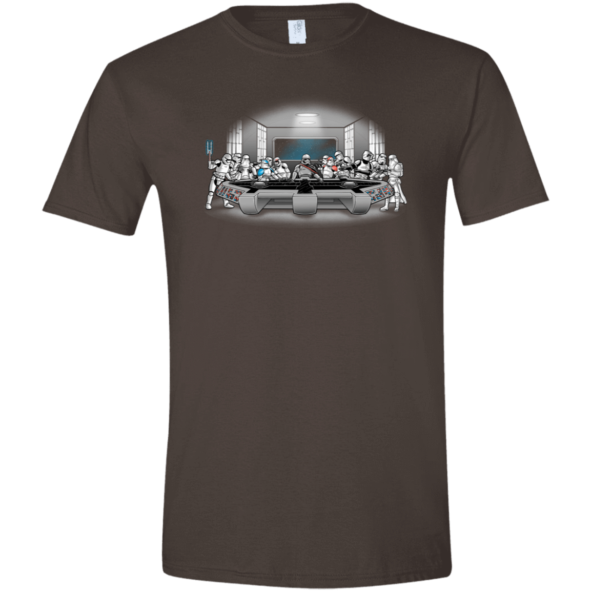 T-Shirts Dark Chocolate / S Troopers Dinner Men's Semi-Fitted Softstyle