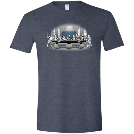 T-Shirts Heather Navy / S Troopers Dinner Men's Semi-Fitted Softstyle