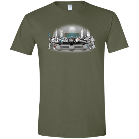 T-Shirts Military Green / S Troopers Dinner Men's Semi-Fitted Softstyle