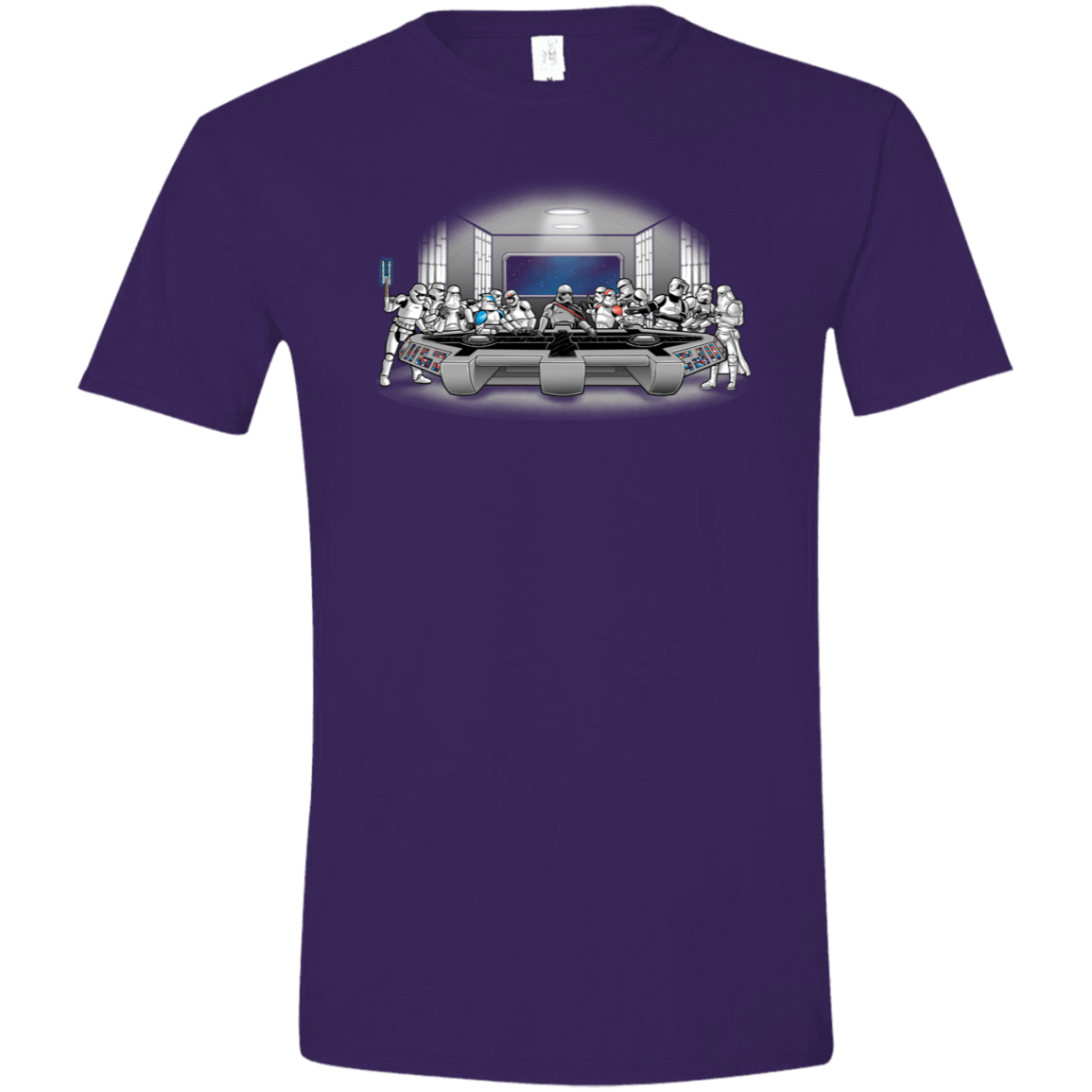 T-Shirts Purple / S Troopers Dinner Men's Semi-Fitted Softstyle