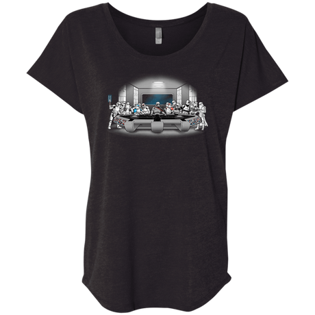 T-Shirts Vintage Black / X-Small Troopers Dinner Triblend Dolman Sleeve