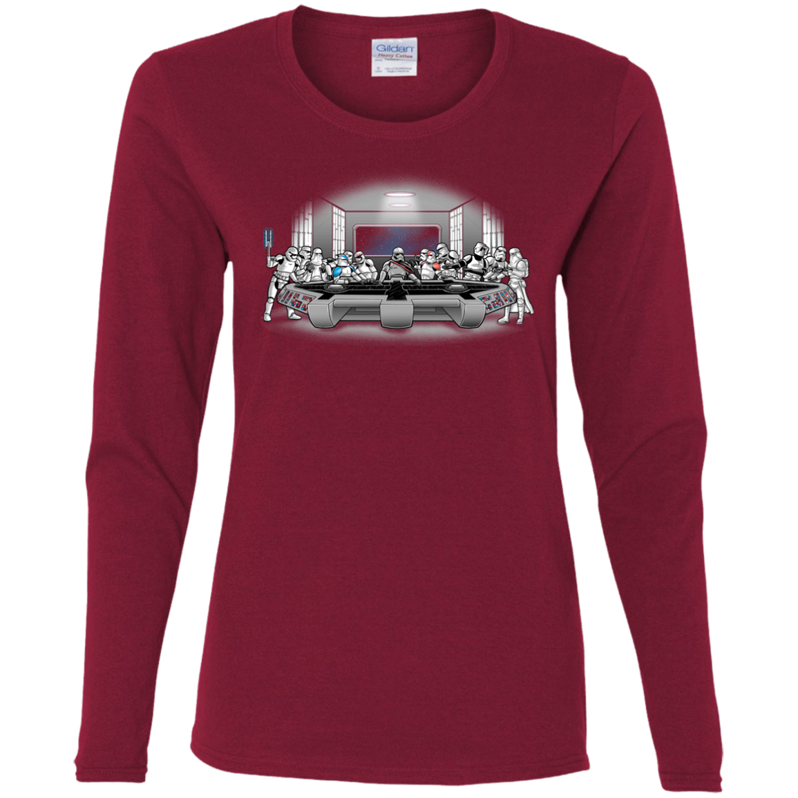 T-Shirts Cardinal / S Troopers Dinner Women's Long Sleeve T-Shirt