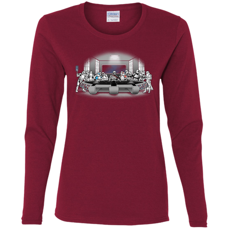 T-Shirts Cardinal / S Troopers Dinner Women's Long Sleeve T-Shirt