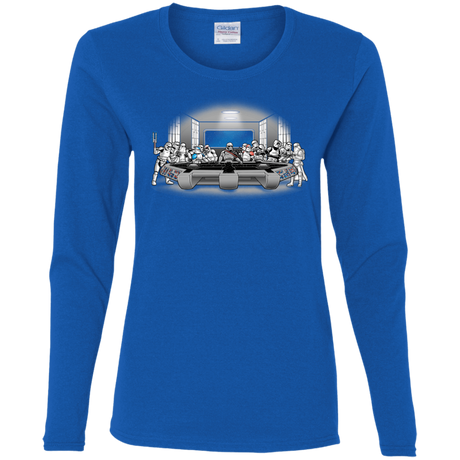 T-Shirts Royal / S Troopers Dinner Women's Long Sleeve T-Shirt