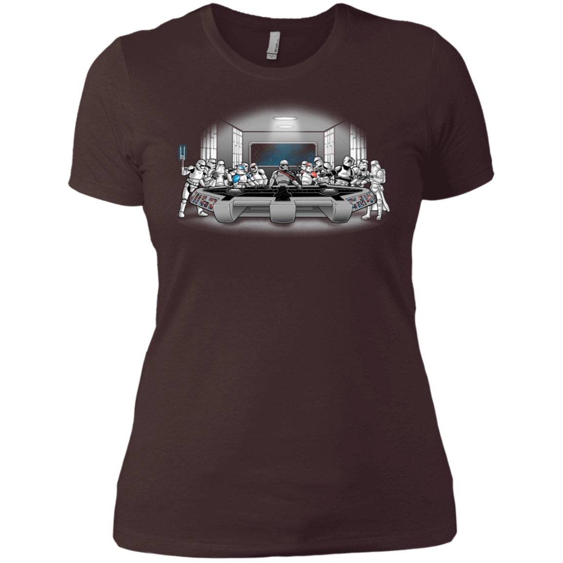 T-Shirts Dark Chocolate / X-Small Troopers Dinner Women's Premium T-Shirt