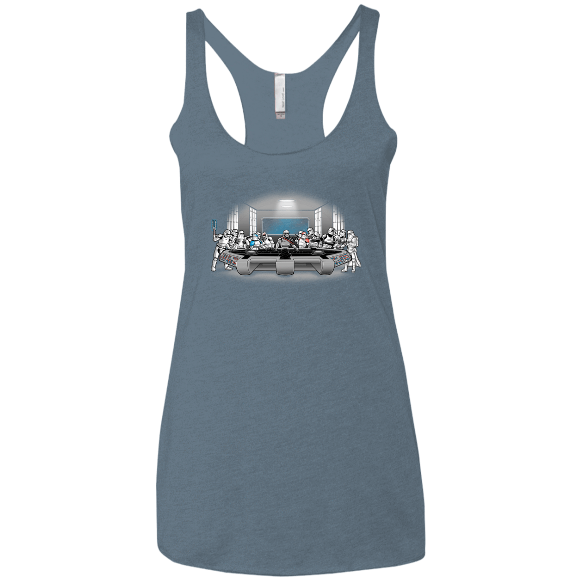 T-Shirts Indigo / X-Small Troopers Dinner Women's Triblend Racerback Tank