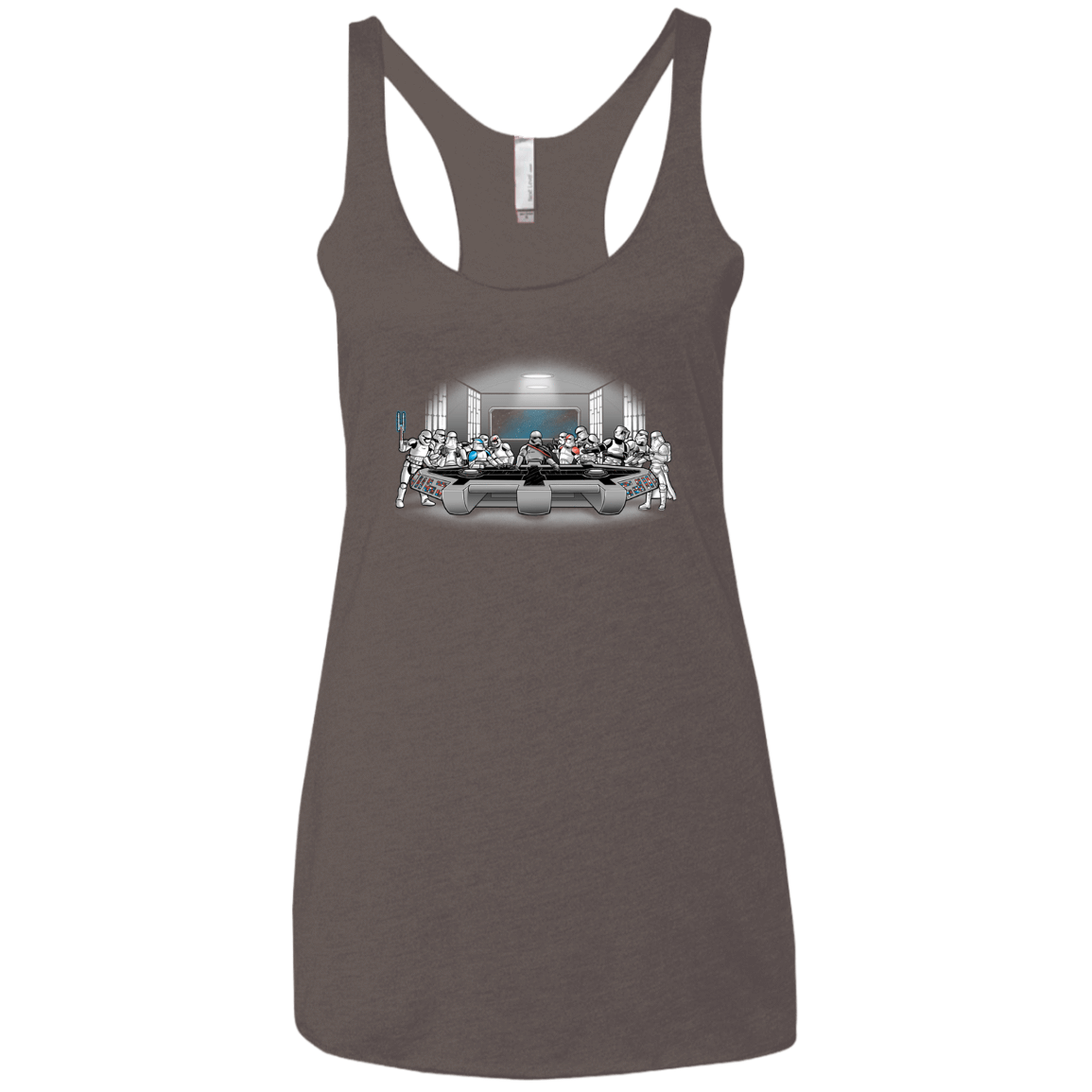 T-Shirts Macchiato / X-Small Troopers Dinner Women's Triblend Racerback Tank