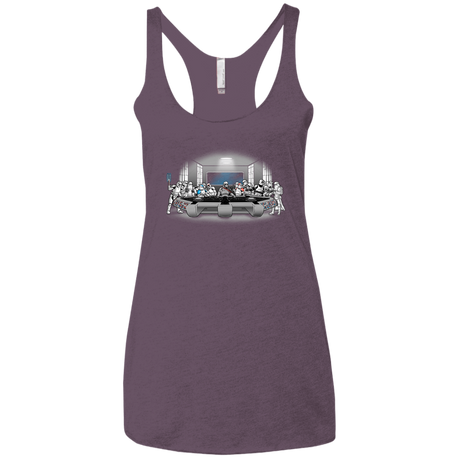 T-Shirts Vintage Purple / X-Small Troopers Dinner Women's Triblend Racerback Tank