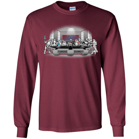 T-Shirts Maroon / YS Troopers Dinner Youth Long Sleeve T-Shirt