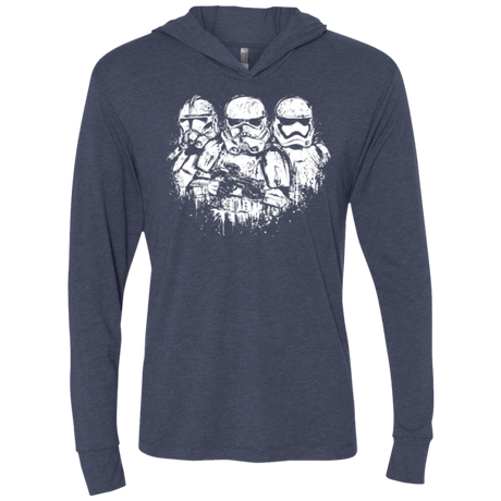 T-Shirts Vintage Navy / X-Small Troopers Triblend Long Sleeve Hoodie Tee
