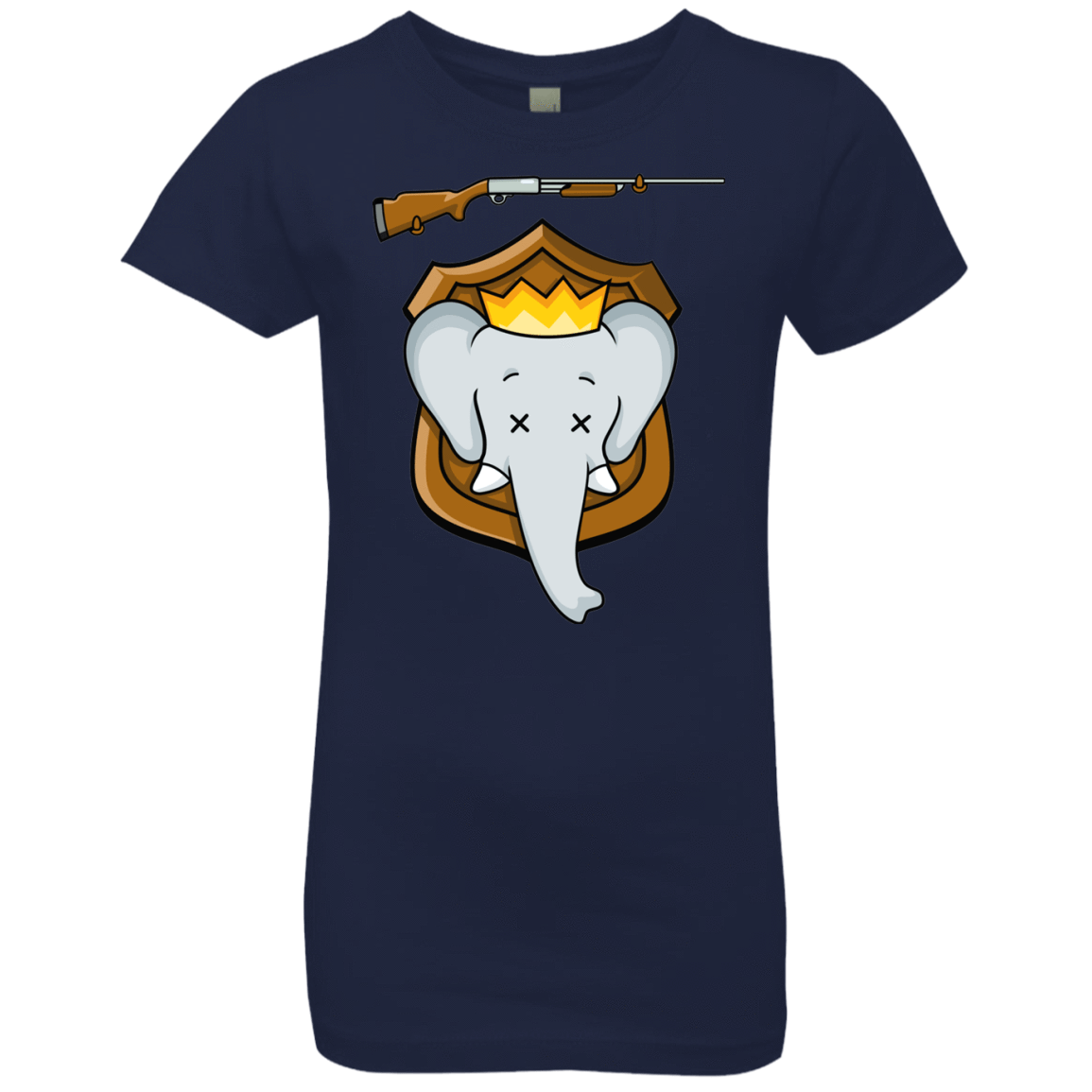 T-Shirts Midnight Navy / YXS Trophy Babar Girls Premium T-Shirt