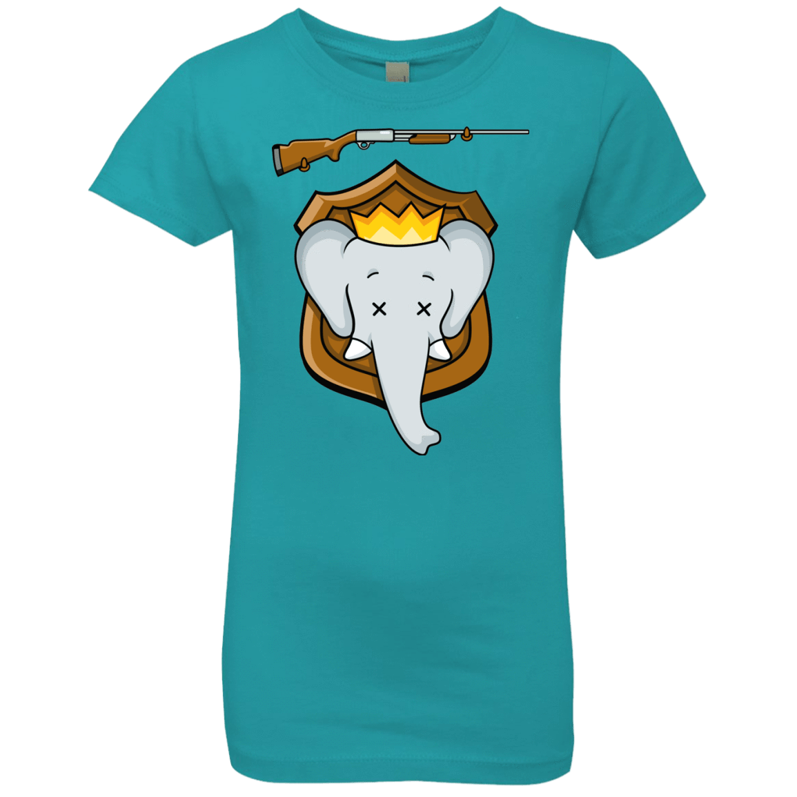 T-Shirts Tahiti Blue / YXS Trophy Babar Girls Premium T-Shirt