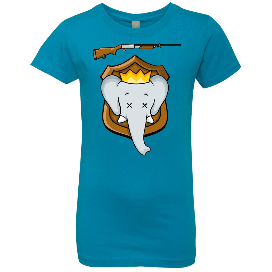 T-Shirts Turquoise / YXS Trophy Babar Girls Premium T-Shirt