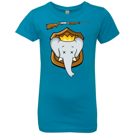 T-Shirts Turquoise / YXS Trophy Babar Girls Premium T-Shirt